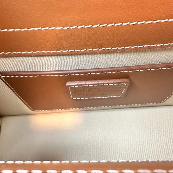 Jacquemus Le Bambino Bag – Tan Brown with Contrast Stitching (Brand New) - Picture 9 of 12